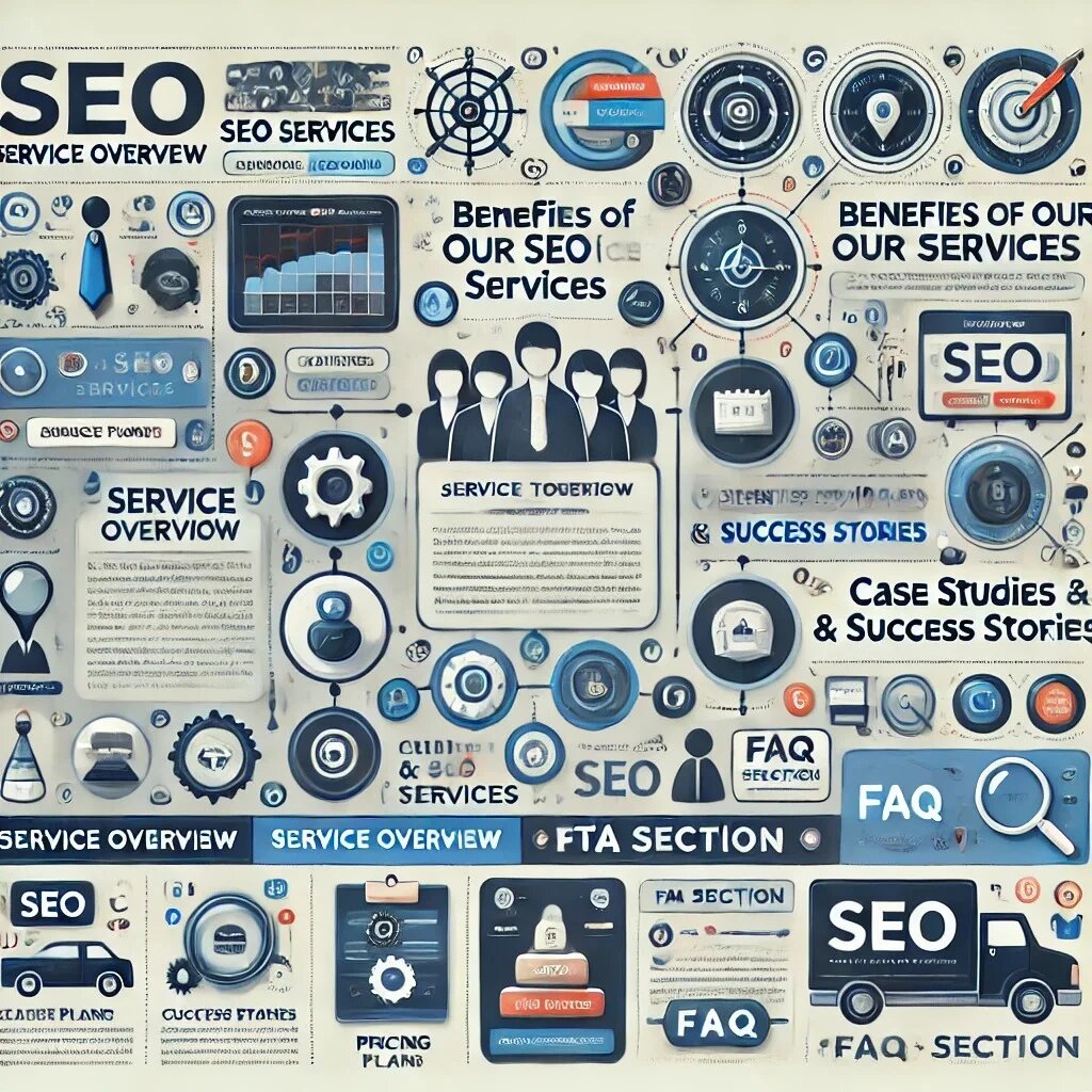 what to include on main service page seo website